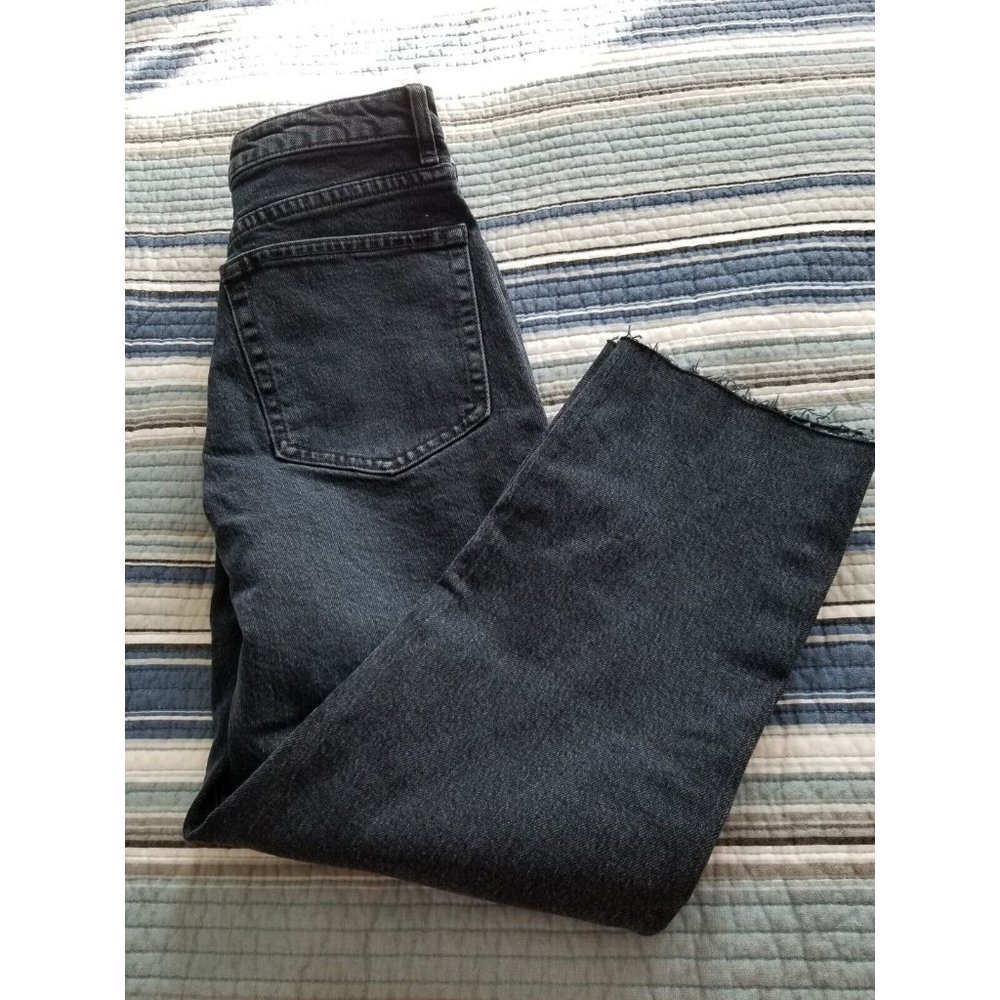 Topshop Black Straight Leg Jeans
